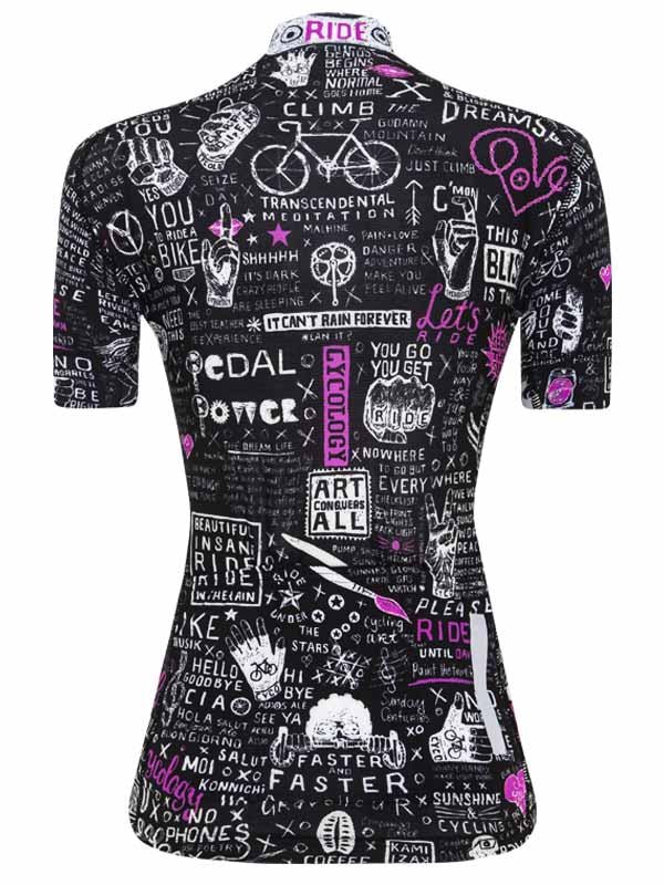 Bike Graffiti Women's Cycling Jersey - Cycology Clothing UK