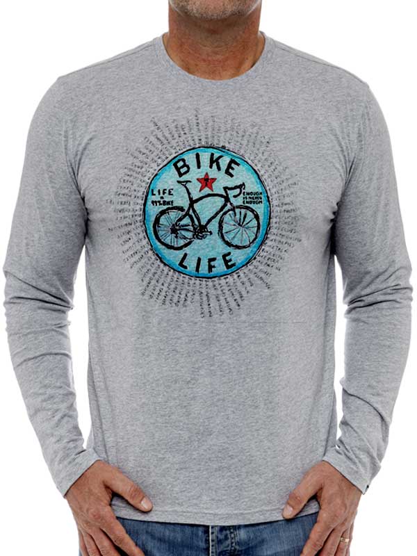 Bike Life Long Sleeve T Shirt - Cycology Clothing UK