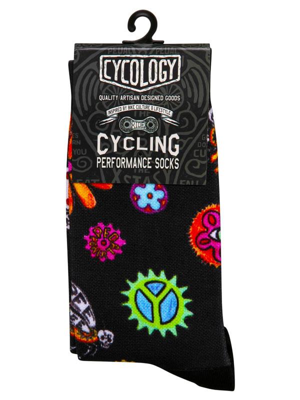 Boho Cycling Socks - Cycology Clothing UK