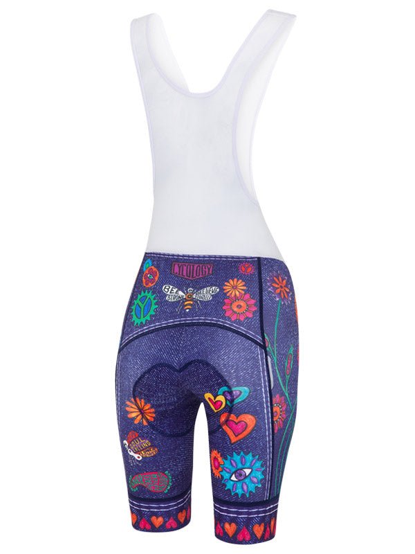 Boho Women's Bib Shorts - Cycology Clothing UK