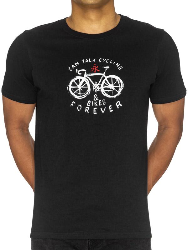 Can Talk Bikes Forever T Shirt - Cycology Clothing UK
