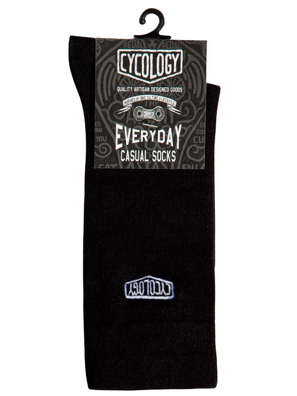 Cycology Casual Black Socks - Cycology Clothing UK