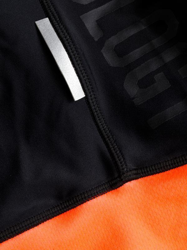 Cycology Men's Logo (Black/Orange) Bib Shorts - Cycology Clothing UK