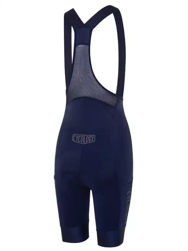 Cycology Women's Cargo Bib Shorts Navy - Cycology Clothing UK