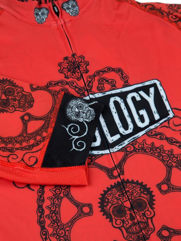 Day of the Living Women's Jersey (Red) - Cycology Clothing UK