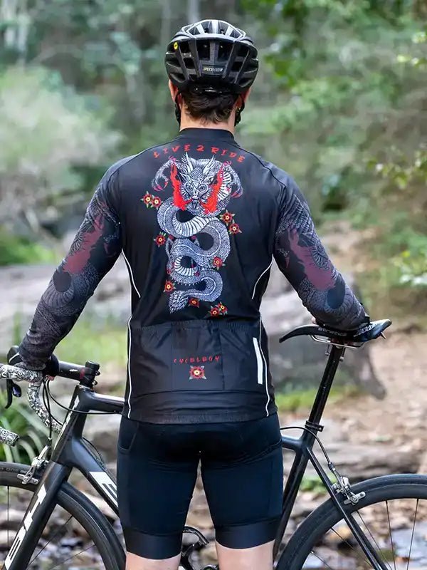 Dragon Men's Long Sleeve Jersey - Cycology Clothing UK