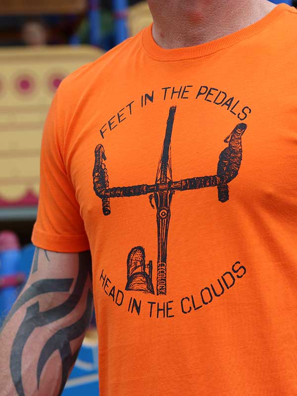 Feet In The Pedals Men's T Shirt - Cycology Clothing UK