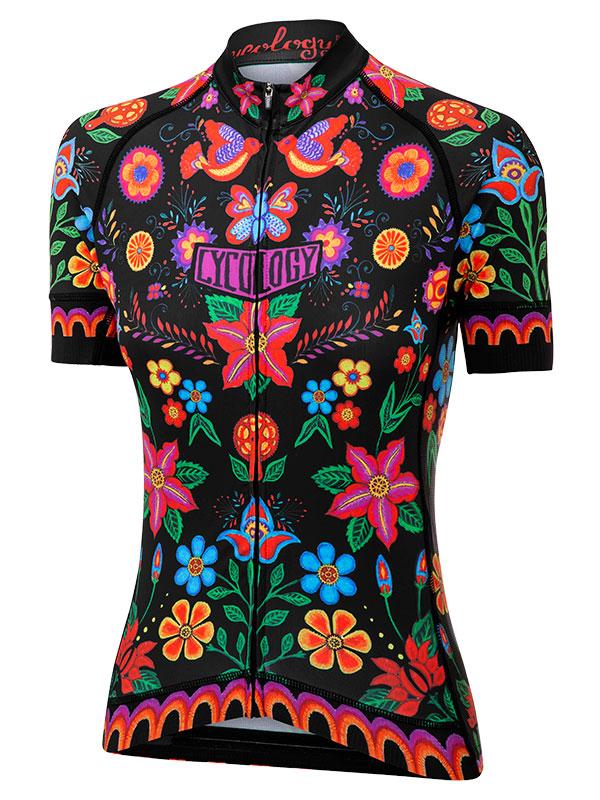 Frida (Black) Women's Jersey - Cycology Clothing UK