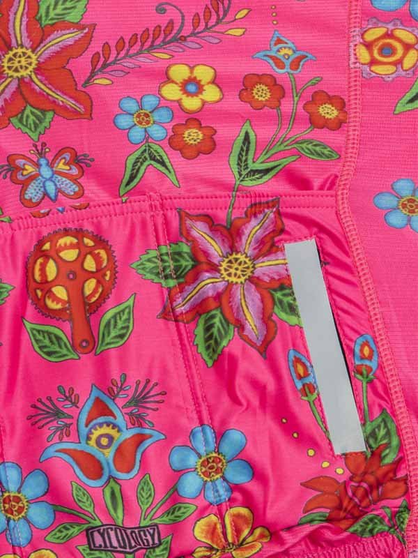 Frida (Pink) Women's Cycling Jersey - Cycology Clothing UK
