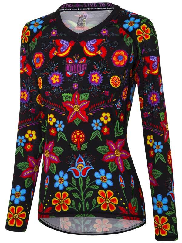 Frida Women's Long Sleeve MTB Jersey - Cycology Clothing UK