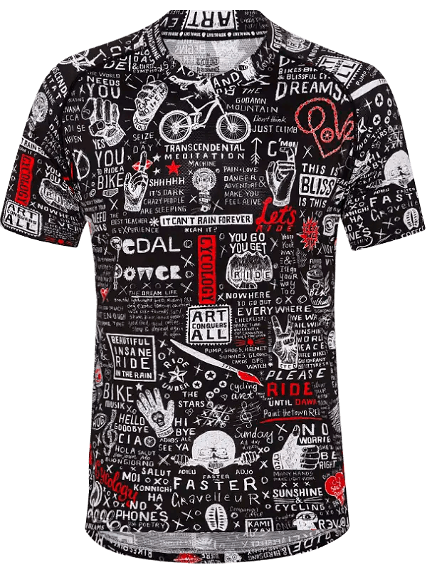 Graffiti MTB Jersey - Cycology Clothing UK