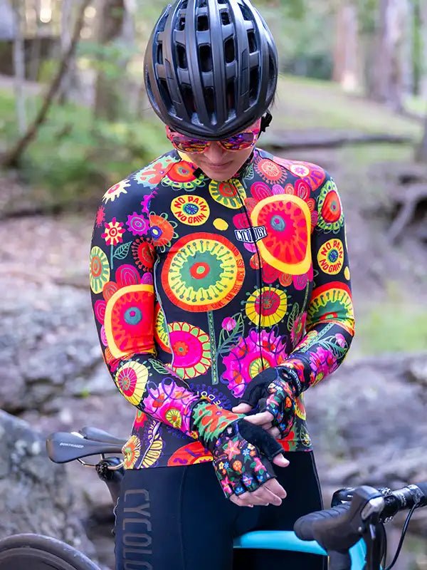 Heavy Pedal Women's Long Sleeve Jersey - Cycology Clothing UK