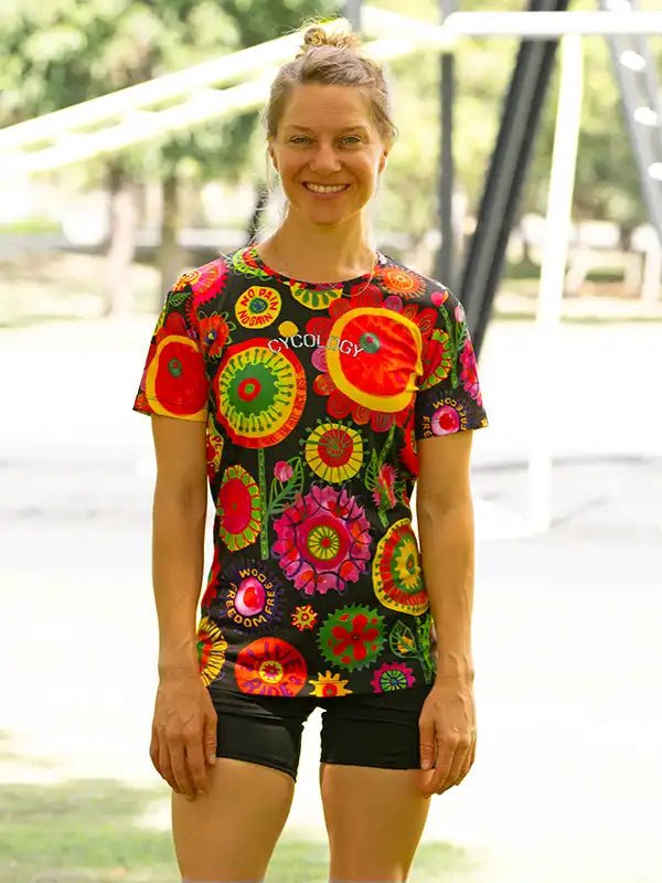 Heavy Pedal Women's Technical T-Shirt - Cycology Clothing UK