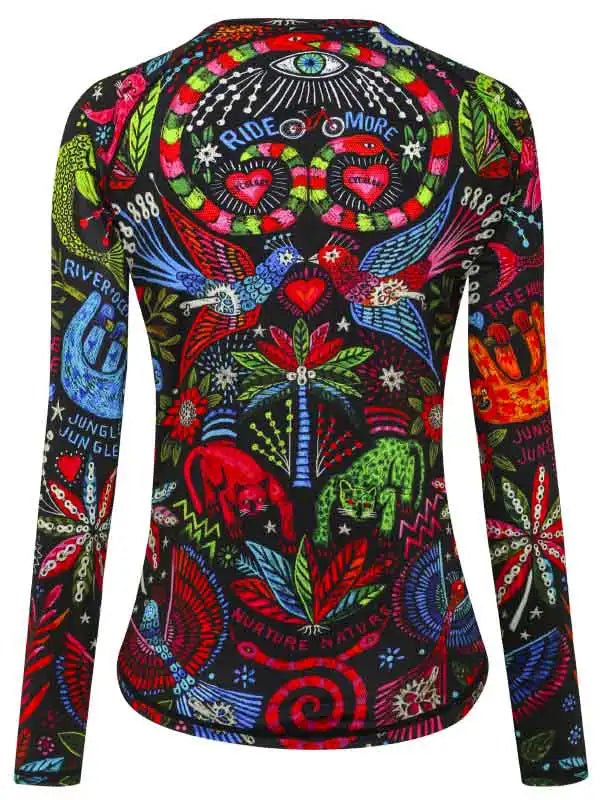 Jungle Jungle Women's Long Sleeve MTB Jersey - Cycology Clothing UK