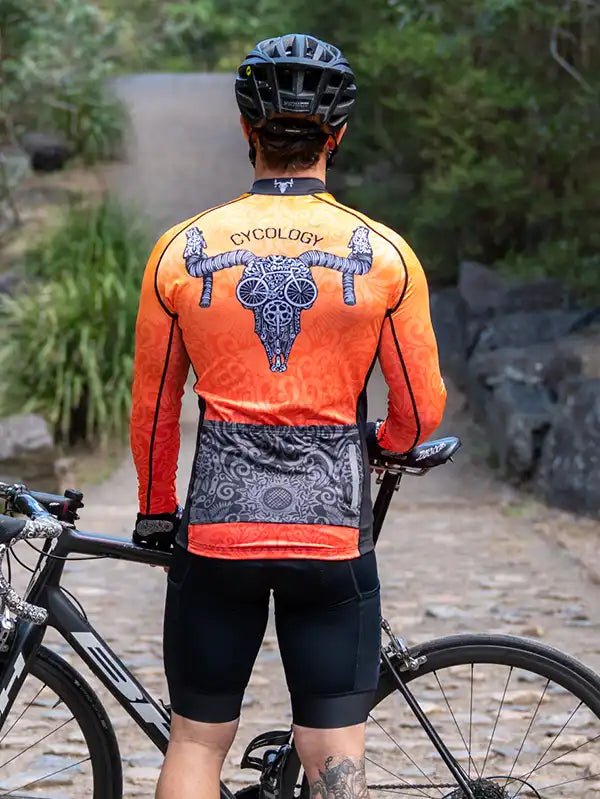Life Behind Bars Lightweight Long Sleeve Summer Jersey - Cycology Clothing UK