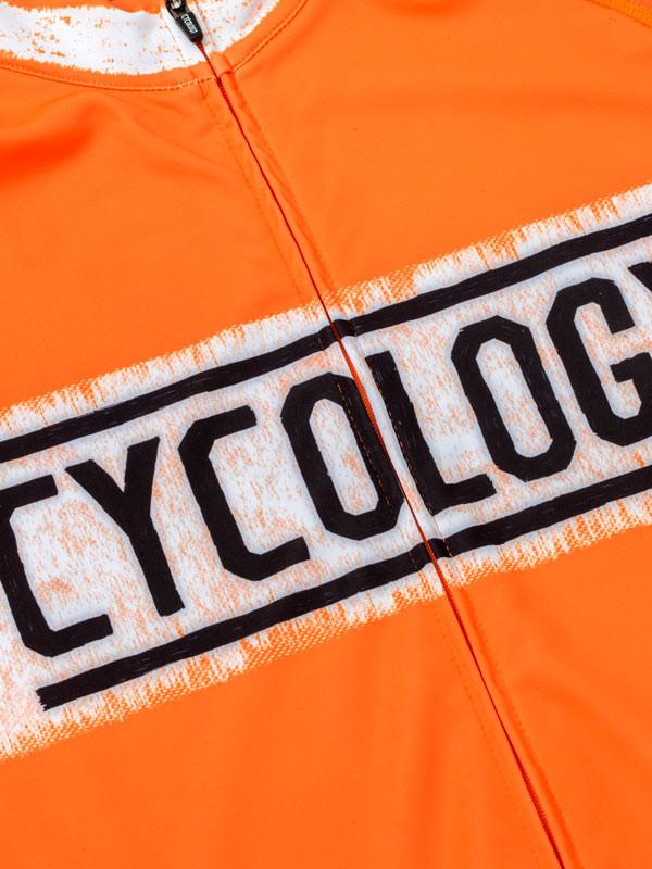 Miles are my Meditation (Orange) Men's Jersey - Cycology Clothing UK
