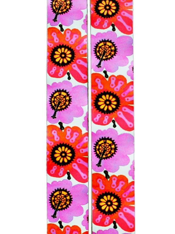 Pedal Flower (Pink) Handlebar Tape - Cycology Clothing UK