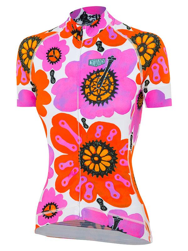 Pedal Flower Women's Jersey - Cycology Clothing UK