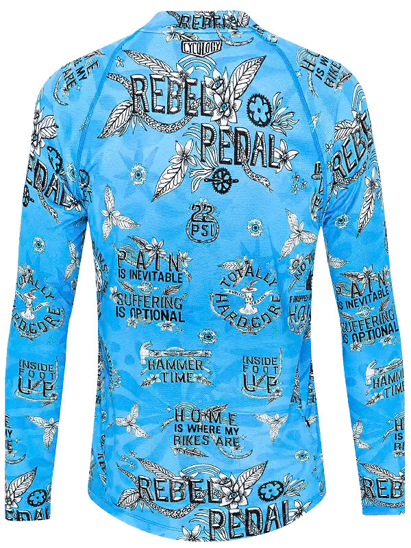 Rebel Pedal Long Sleeve MTB Jersey - Cycology Clothing UK