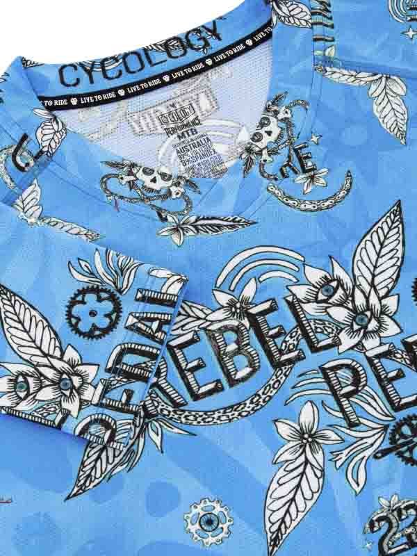 Rebel Pedal Long Sleeve MTB Jersey - Cycology Clothing UK