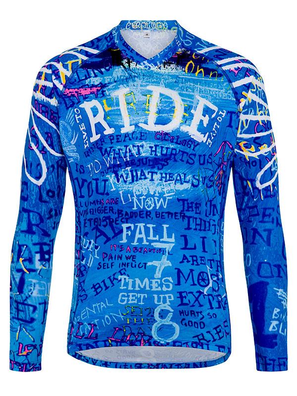 Ride Men's Long Sleeve MTB Jersey - Cycology Clothing UK