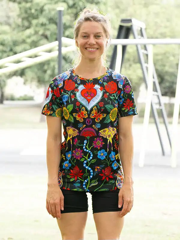 River Road Black Women's Technical T-Shirt - Cycology Clothing UK