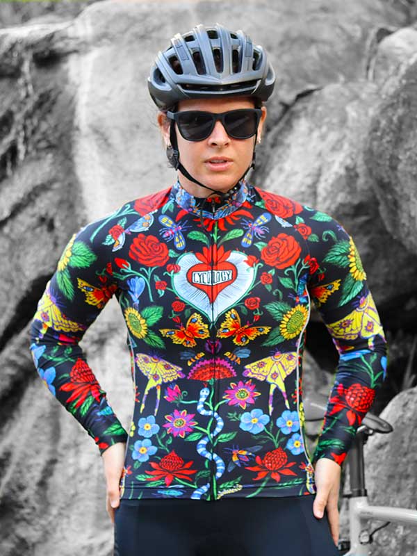 River Road Women's Long Sleeve Jersey - Cycology Clothing UK