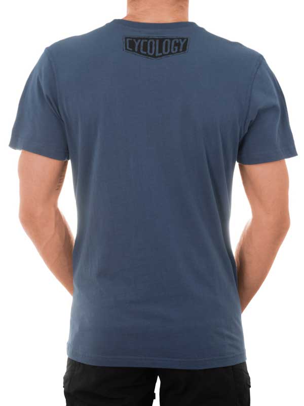 Road Trip MTB (Denim) Men's T Shirt - Cycology Clothing UK