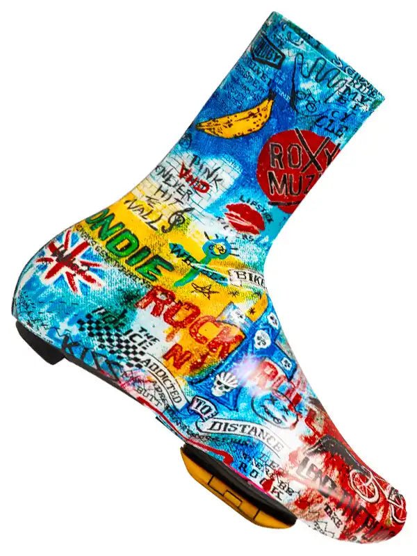 Rock N Roll Cycling Shoe Covers - Cycology Clothing UK