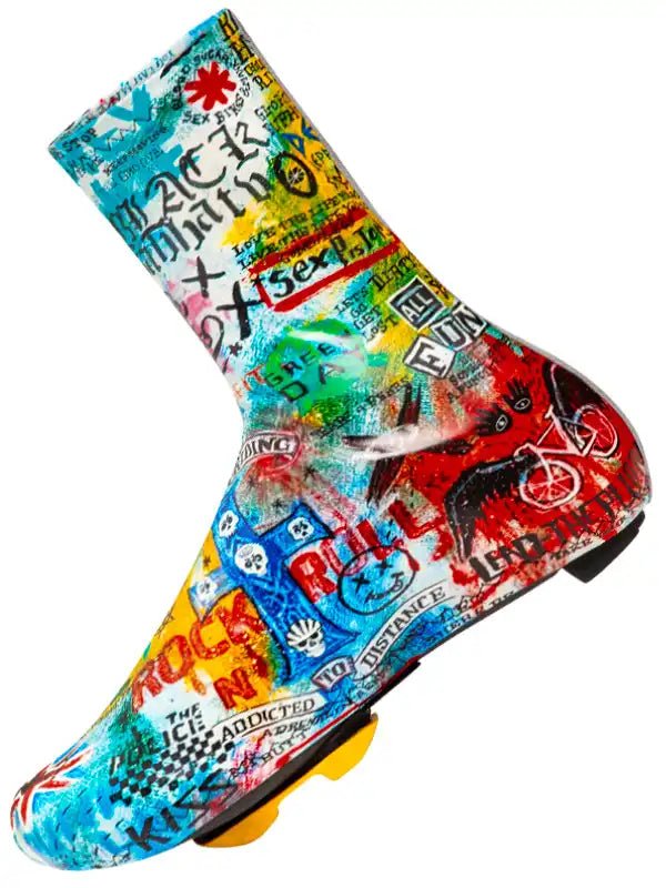 Rock N Roll Cycling Shoe Covers - Cycology Clothing UK