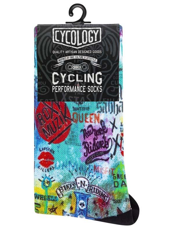 Rock N Roll Cycling Socks - Cycology Clothing UK