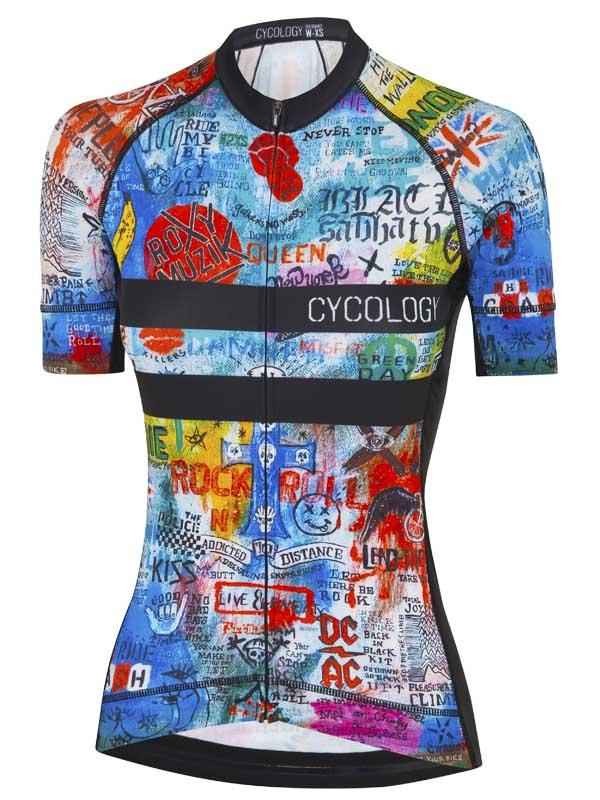 Rock N Roll Women's Cycling Jersey - Cycology Clothing UK