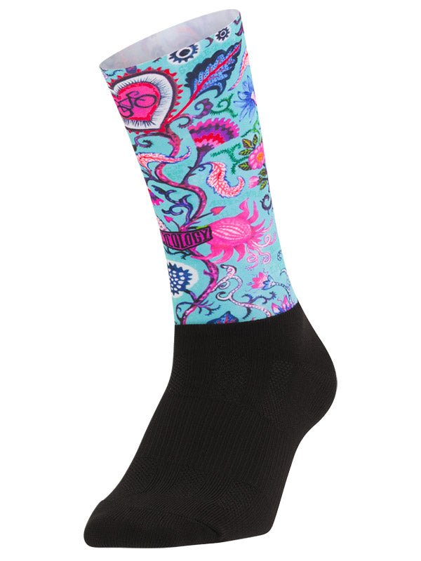 Secret Garden Aero Cycling Socks - Cycology Clothing UK