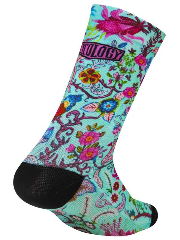 Secret Garden Cycling Socks - Cycology Clothing UK