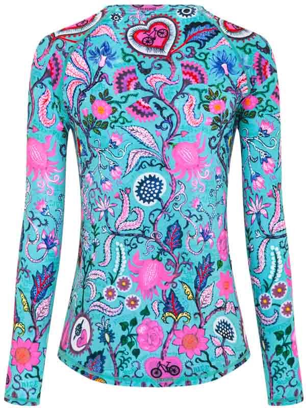 Secret Garden Women's Long Sleeve MTB Jersey - Cycology Clothing UK