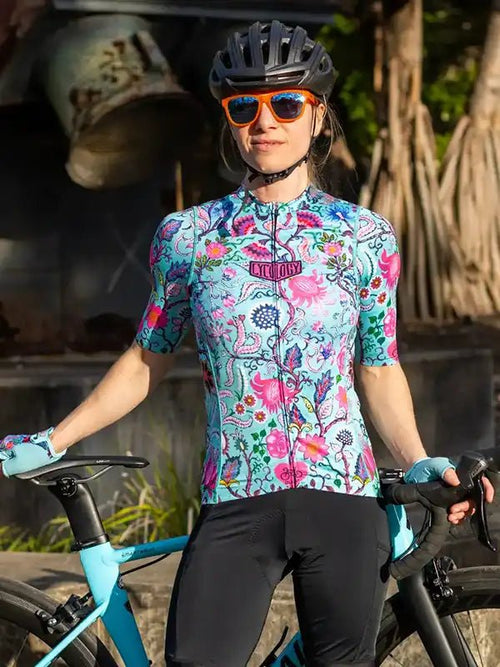 Secret Garden Women's Aqua Reborn Cycling Jersey
