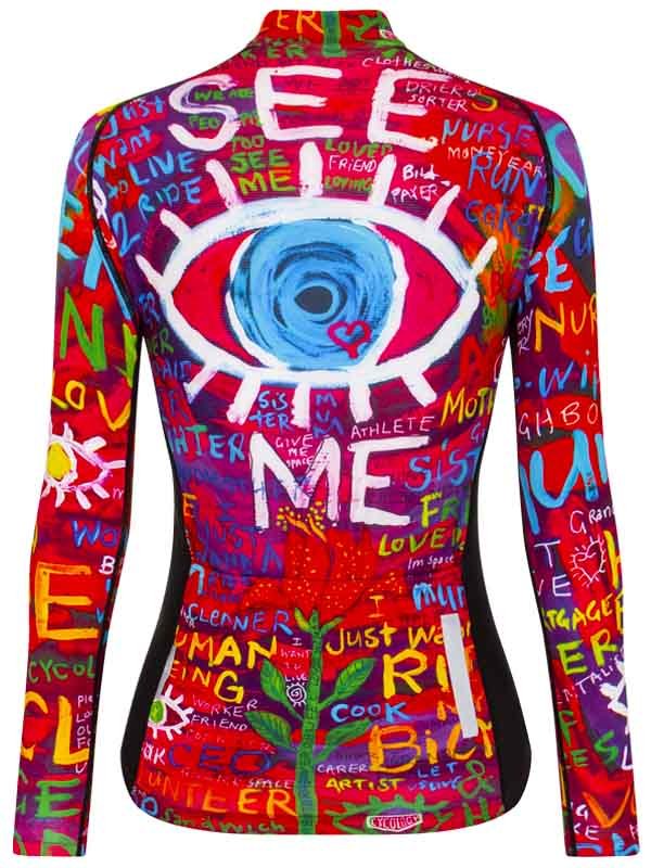 See Me Lightweight Long Sleeve Summer Jersey - Cycology Clothing UK