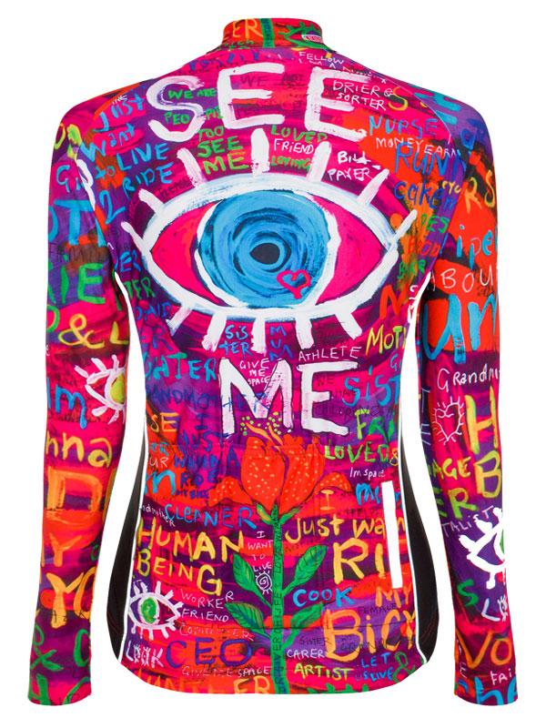 See Me Women's Long Sleeve Jersey - Cycology Clothing UK