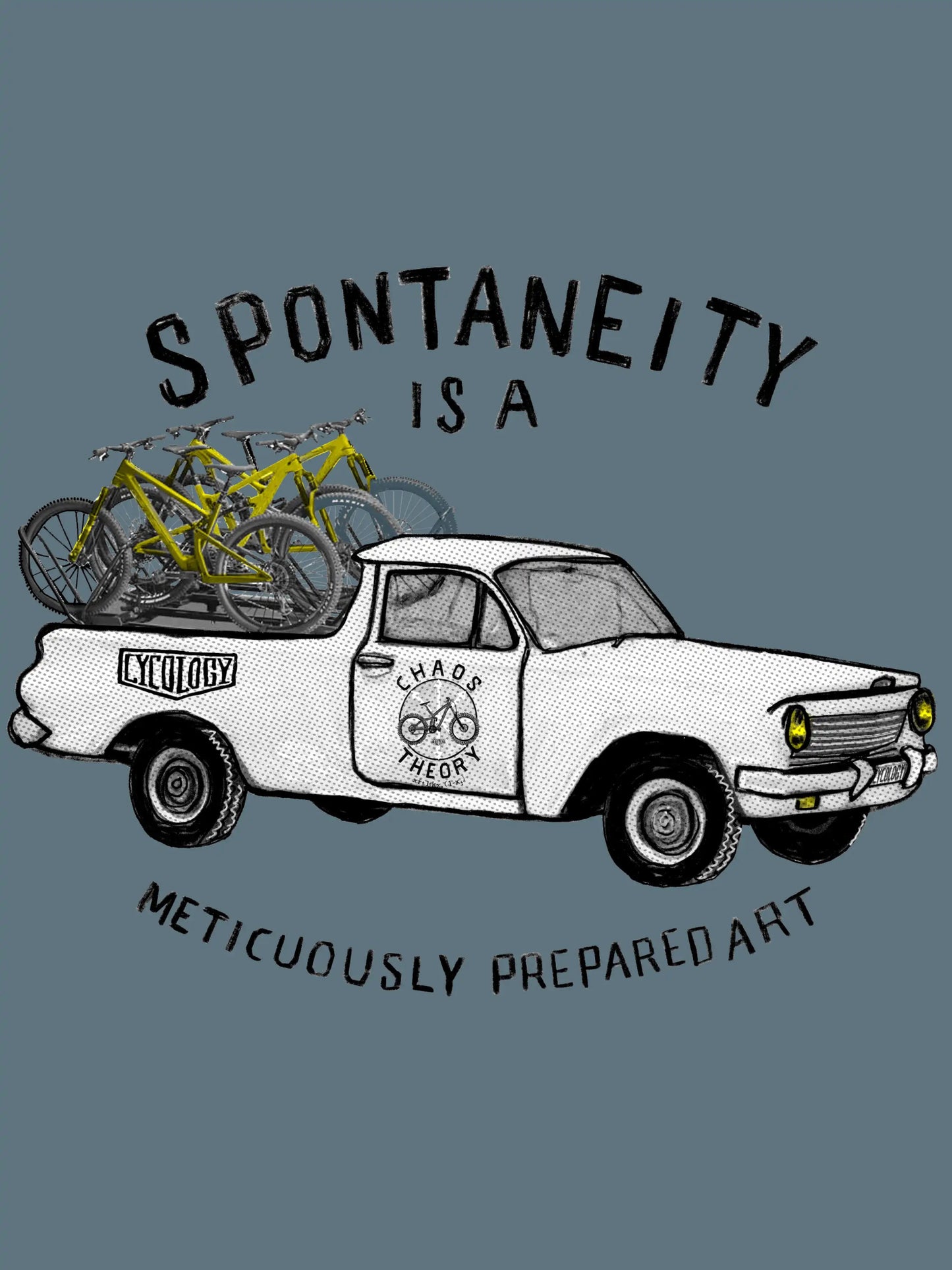 Spontaneity Men's T Shirt - Cycology Clothing UK