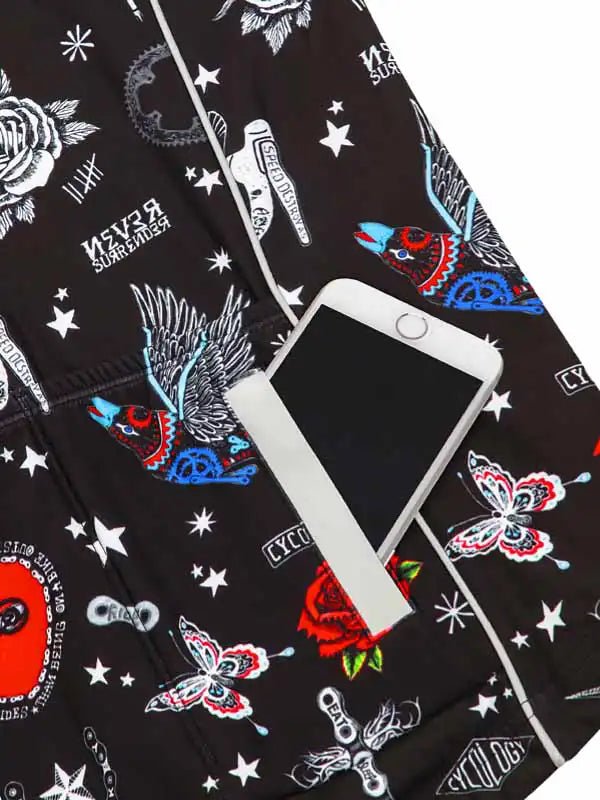 Tattoo Men's Long Sleeve Jersey - Cycology Clothing UK