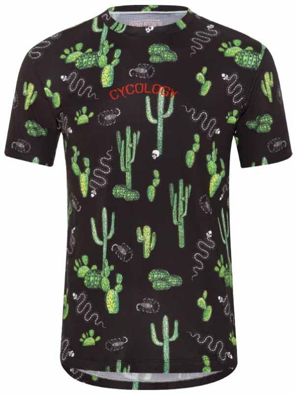 Totally Cactus Men's Technical T-Shirt - Cycology Clothing UK