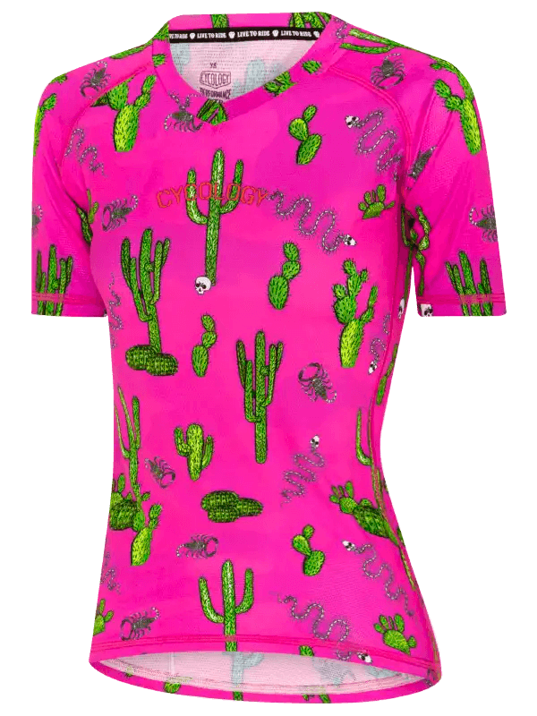 Totally Cactus Women's MTB Jersey - Cycology Clothing UK