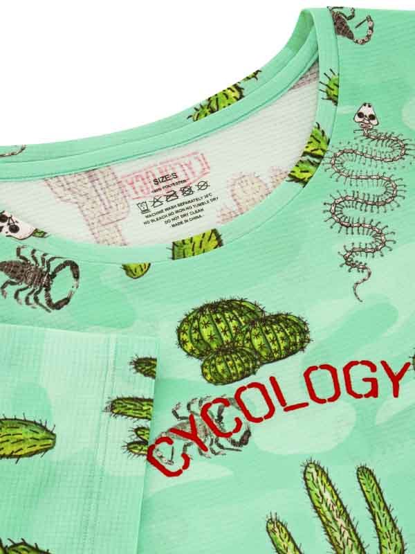 Totally Cactus Women's Technical T-Shirt - Cycology Clothing UK