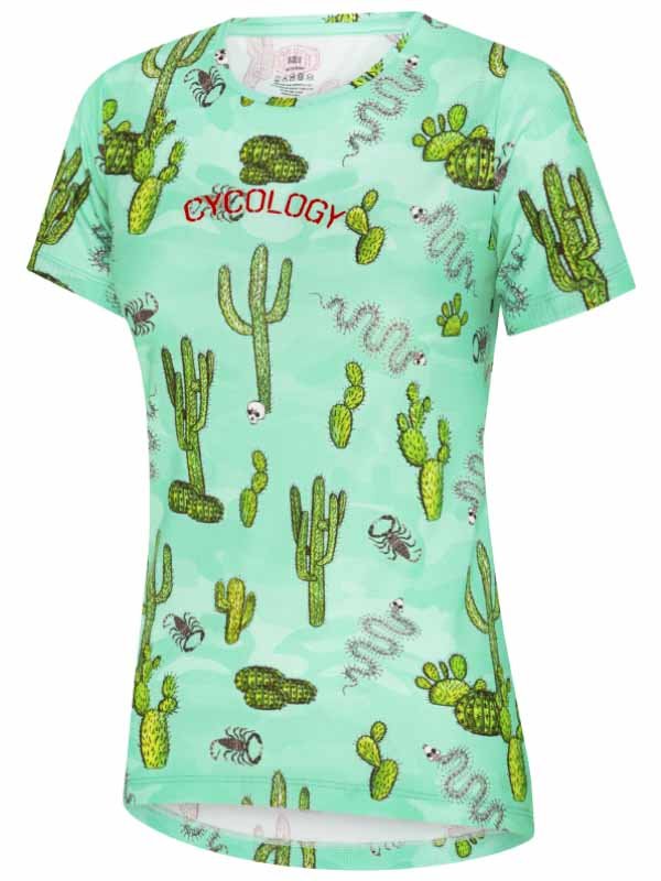 Totally Cactus Women's Technical T-Shirt - Cycology Clothing UK