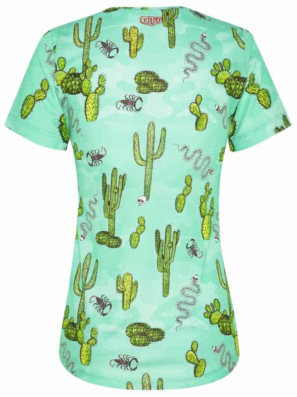 Totally Cactus Women's Technical T-Shirt - Cycology Clothing UK