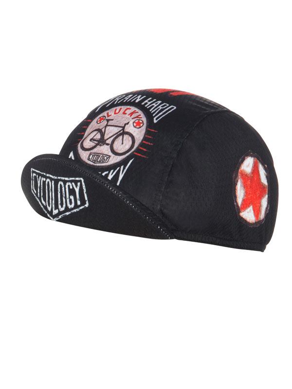 Train Hard Get Lucky Cycling Cap - Cycology Clothing UK