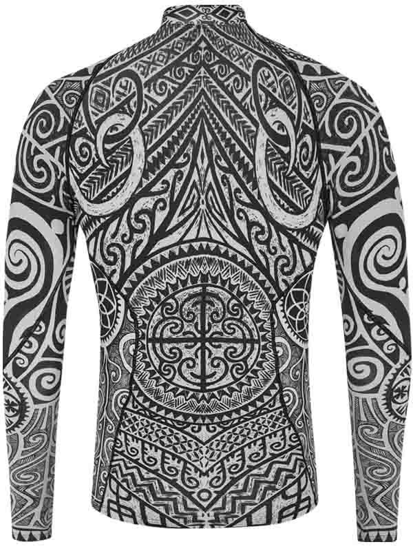 Tribal Tattoo Men's Long Sleeve Base Layer - Cycology Clothing UK