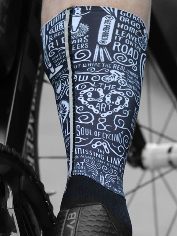 Velo Tattoo Aero Cycling Socks - Cycology Clothing UK