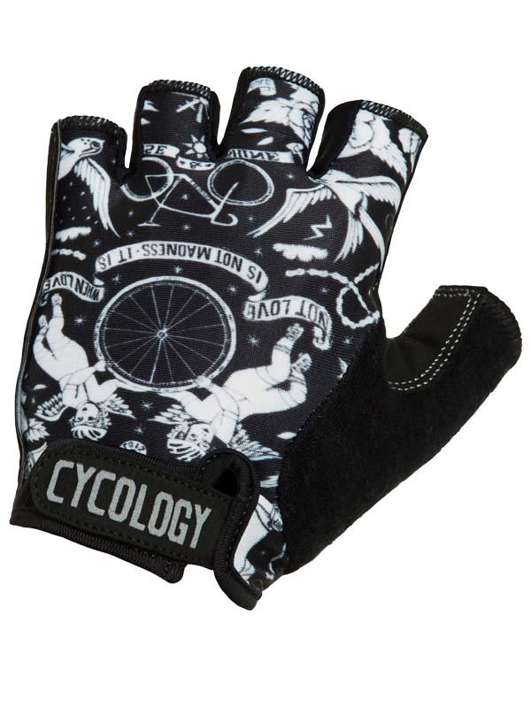 Velo Tattoo Cycling Gloves - Cycology Clothing UK