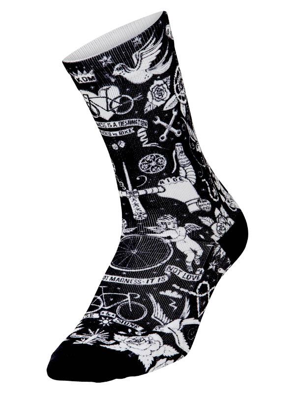 Velo Tattoo Cycling Socks - Cycology Clothing UK